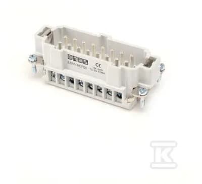 Han-indsats til metalkappe 16-polet 16 A T0-EB016CF00