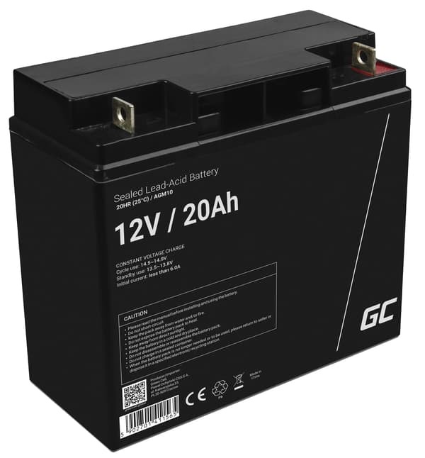 GREEN CELL AGM10 GEELI AKKU 12V 20AH