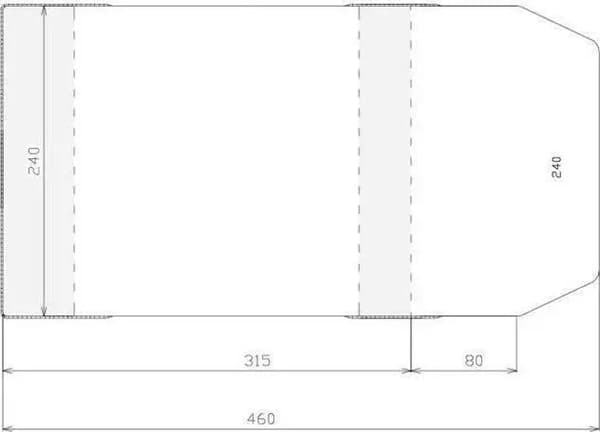 Justerbart omslag 240x395mm (50 stk)