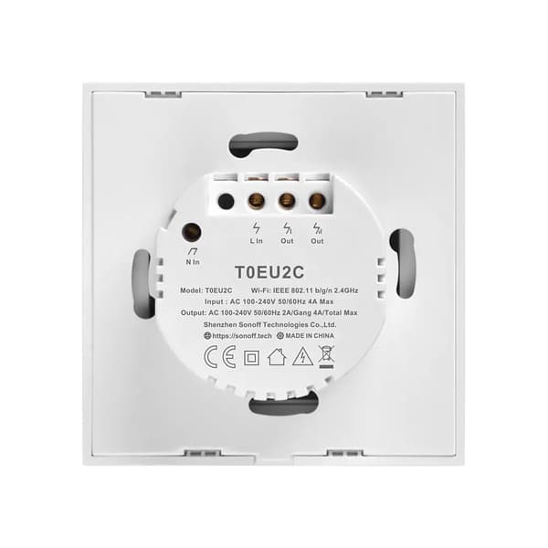 Smart Switch WiFi RF 433 Sonoff T1 EU TX (1 kanal)