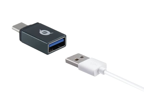 CONCEPTRONIC Adapter USB-C till USB 3.0+micro USB 2-pack svart