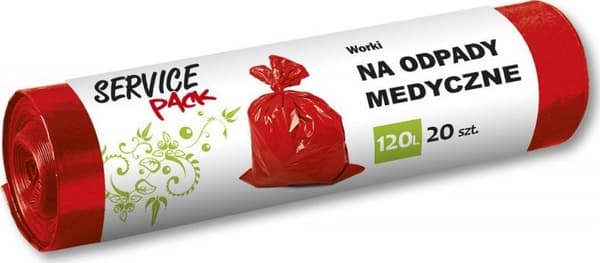 Stella Medicinska avfallspåsar STELLA, LDPE, 120 l, 20 st.