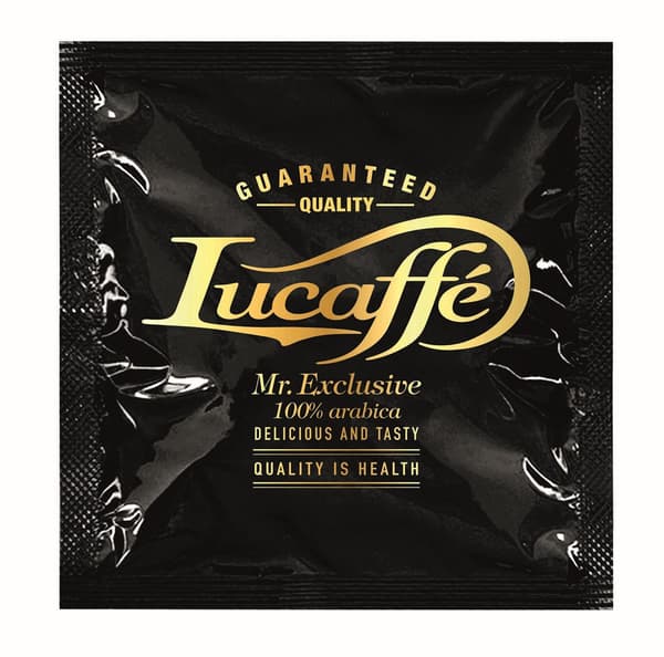 Malet kaffe Lucaffe Coffee Mr. Exclusive - ESE-kapslar 150 stycken