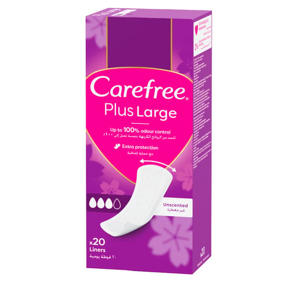 Carefree_plus Store hygiejnebind Let duft 20 stk