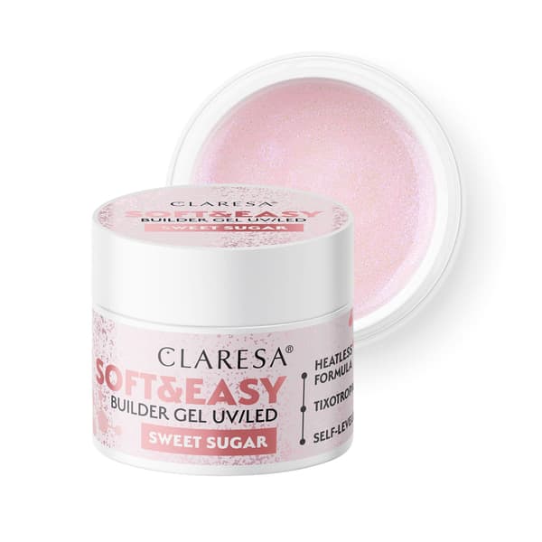 Claresa rakennusgeeli Soft&Easy geeli sweet sugar 45g