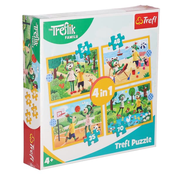 Trefliki 4in1 palapeli TREFL-lomalla