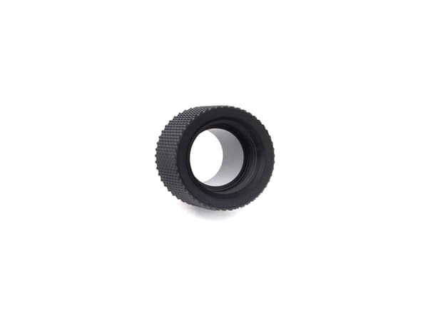 Adapter Bitspower G1/4 tommer AG til G1/4 tommer IG - 15 mm, sod