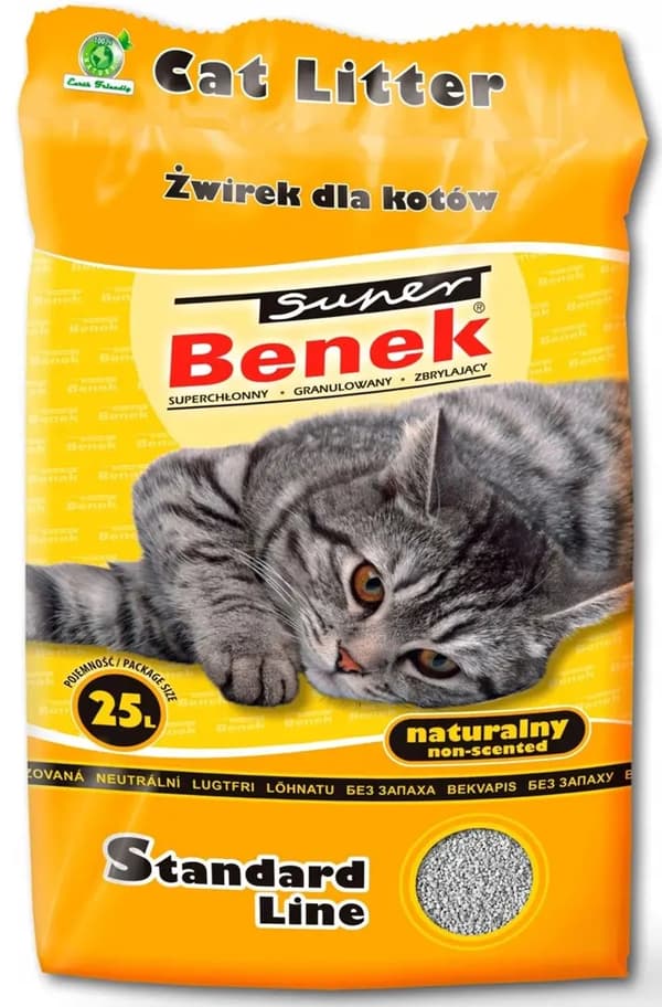 Super Benek Standard Natural 25L Active (gul)