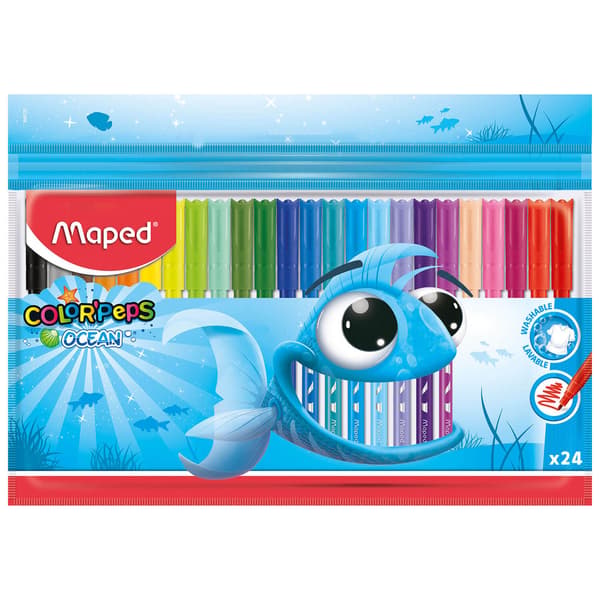 Colorpeps Ocean tuschpenne 24 farver MAPED