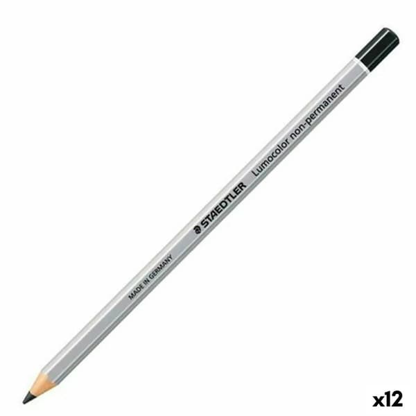 Märkpenna Staedtler Non-Permanent Svart (12 enheter)