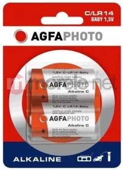 Agfa-paristo C/R14 2 kpl