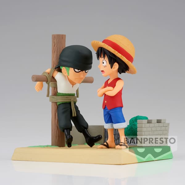 One Piece Log Stories Monkey D Luffy & Roronoa Zoro -figuuri 7cm