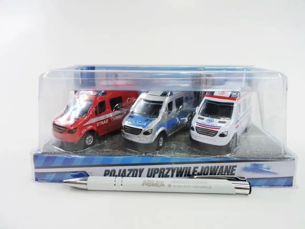 Bil minivan privilegierad 8cm.metall.3st under HIPO lampskärm