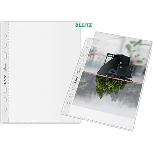 Leitz Recycle A4/100µm plastlommer (25)