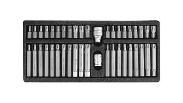 YATO ENDER TORX + RIBE SÆT 42 stk. 0420