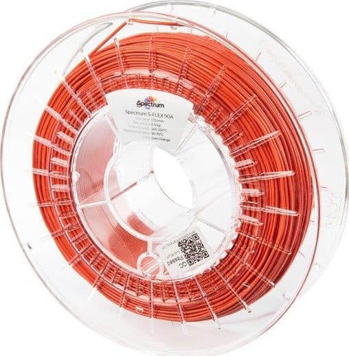 Spectrum 3D-filament, S-Flex 90A, 1,75 mm, 500 g, 80258, lejonorange