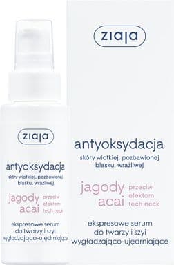 Ziaja Acai Bær Express Serum til Ansigt og Hals 50ml