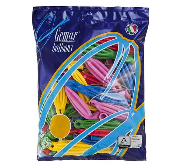 BALLONKUGLE UDEN TRYK 50 STK
