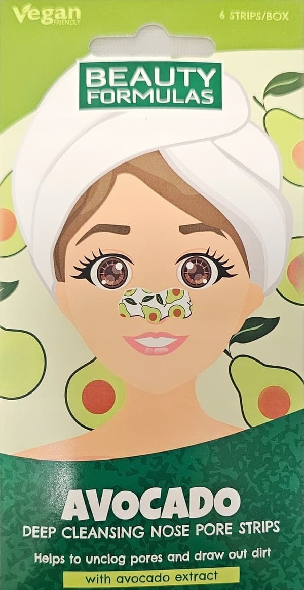 BEAUTY Formulas_Deep Cleansing Nose Strips Avokado 6st