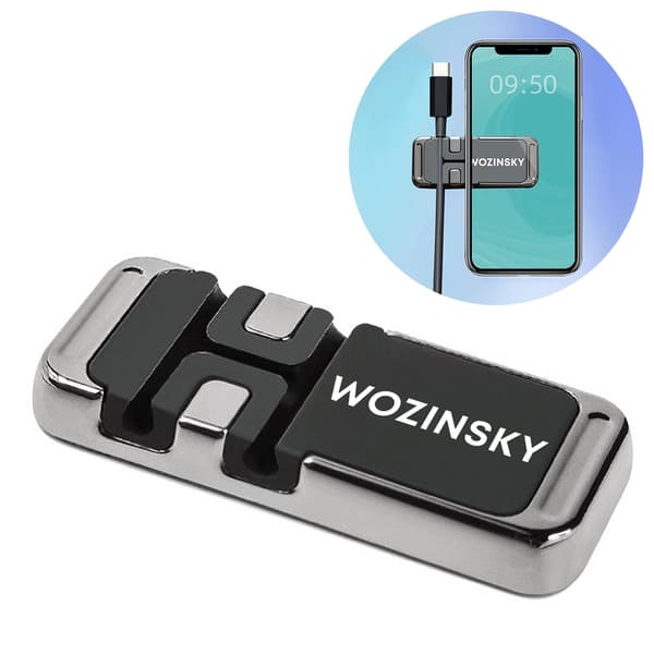 Wozinsky Magnetisk Telefonhållare med Kabelorganisation (WMCDO-B1)