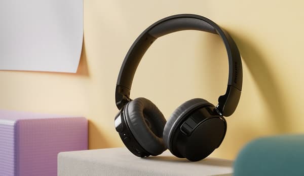 Trådløse hovedtelefoner Philips TAH3209BK/00, sort