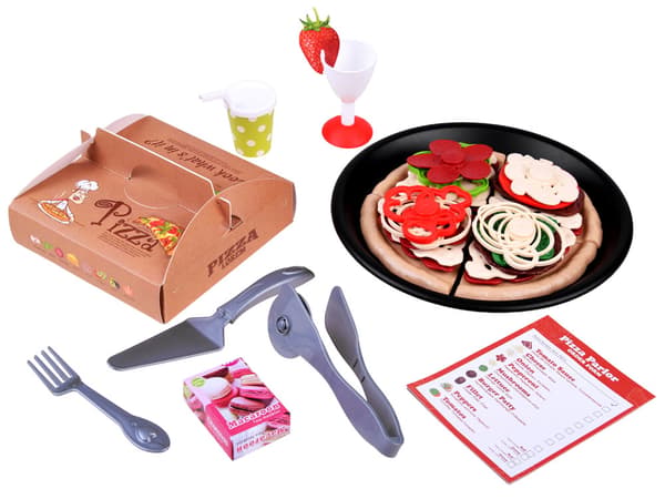 Gör PIZZA i bitar roligt hos kocken ZA3775