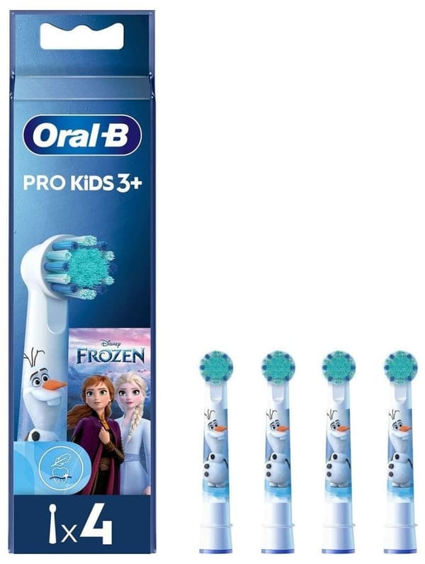 Oral-B Kids Pro 3+ 4 stk Hvid