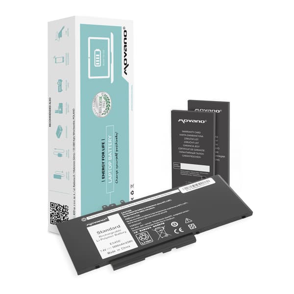 Movano batteri til Dell Latitude E5450, E5550