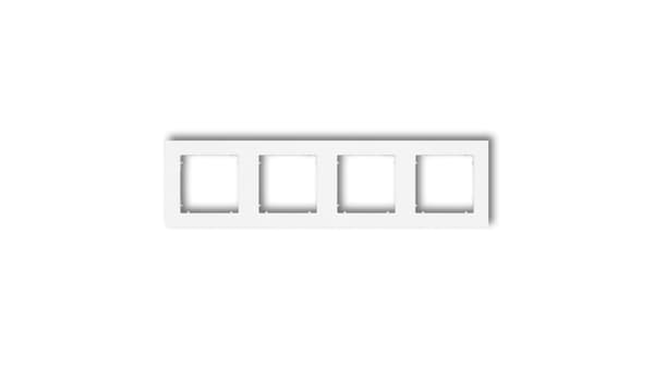 Karlik MINI firedobbelt ramme hvid (MR-4)