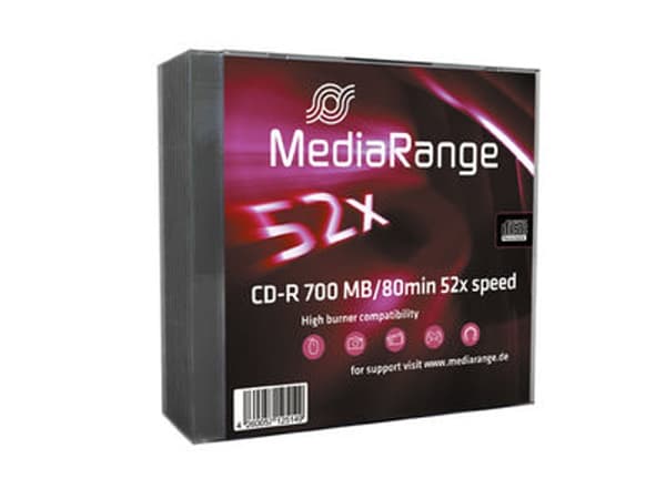 MediaRange CD-R 700 MB 52x 10 kappaletta (MR205)