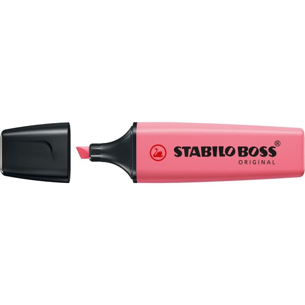 Overstregningstusch STABILO BOSS ORIGINAL Pastel pink mørk 70/150