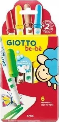 Super tussit 6 väriä Bebe GIOTTO