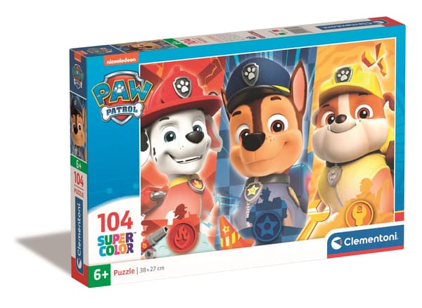Pussel 104 Super Color Paw Patrol