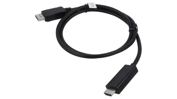 AK-340303-020-S DisplayPort 1.2-kabel DisplayPort-stik begge sider 2m sort