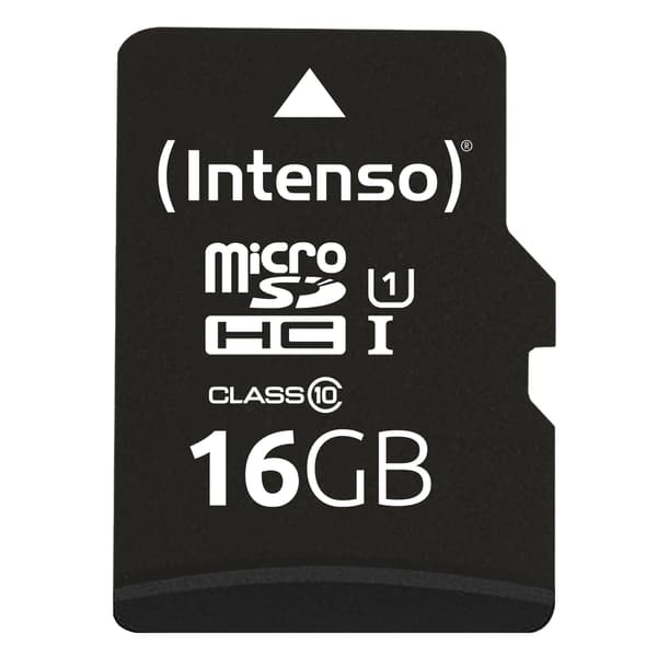 Intenso microSDHC-kortti 16GB C10 UHS-I Premium sovittimella