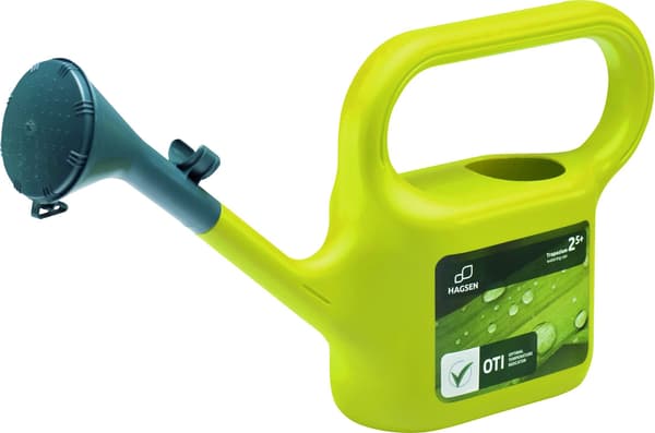 PLAST VANDKANDE TRAPEZIUM 2.5L GRØN