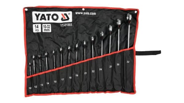 YATO SKRECONE FLAT WRENCHES 10-32mm 14kpl