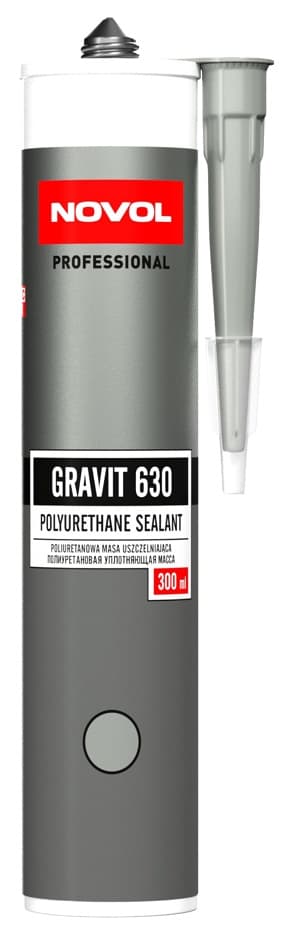 POLYURETAANIMASSA GRAVIT 630 300ML HARMAA