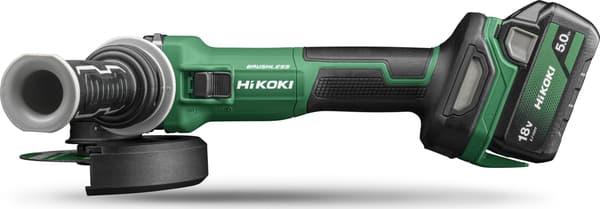 HIKOKI VINKELSLIBER 18V 125 G1813DEWQZ 2X5,0AH BL BREMSE HITSYSTEM