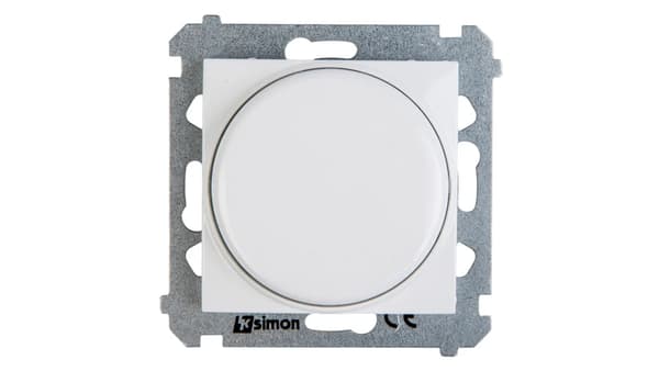 Simon 54 Vridkompressionsdimmer 20-500W vit DS9T.01/11