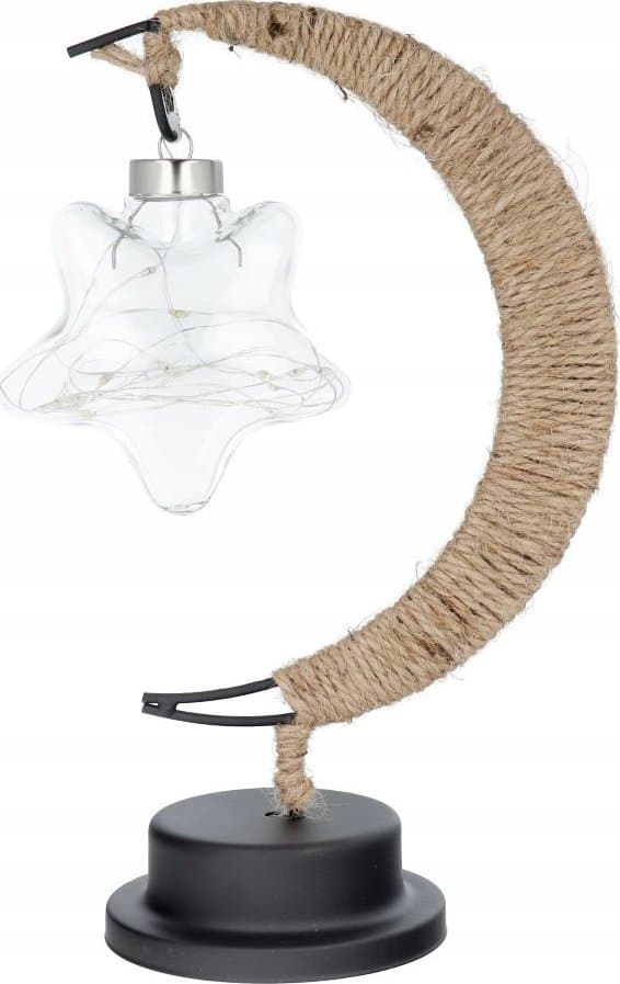 Art Deco Crescent Star Natlampe (design 3) EID