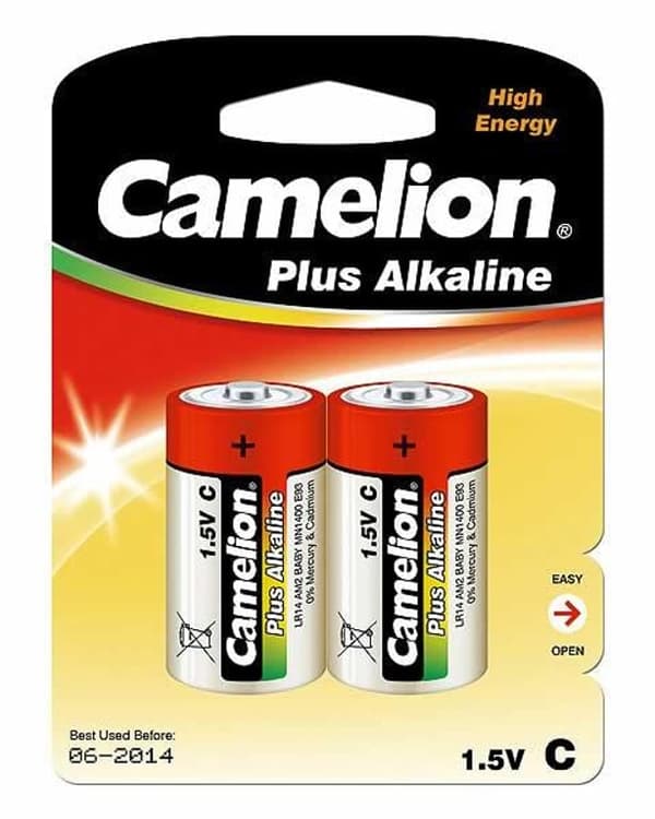 Camelion C/LR14, Plus Alkaline LR14, 2 kpl