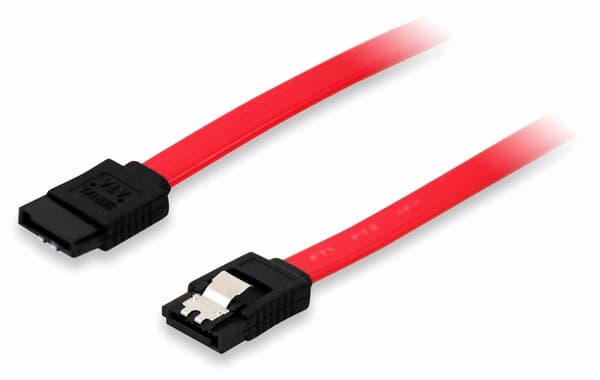 Equip SATA - SATA, 0,5 m, rød (111800)