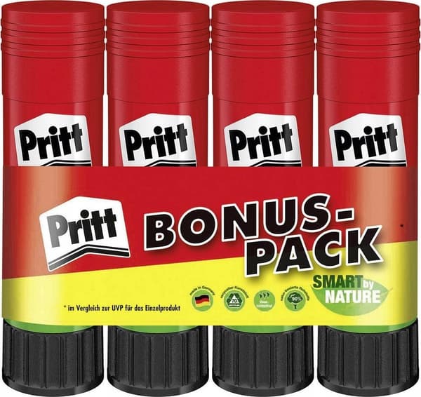 Pritt limstift multipakke 4 stk x 22g, 9H PK6MP