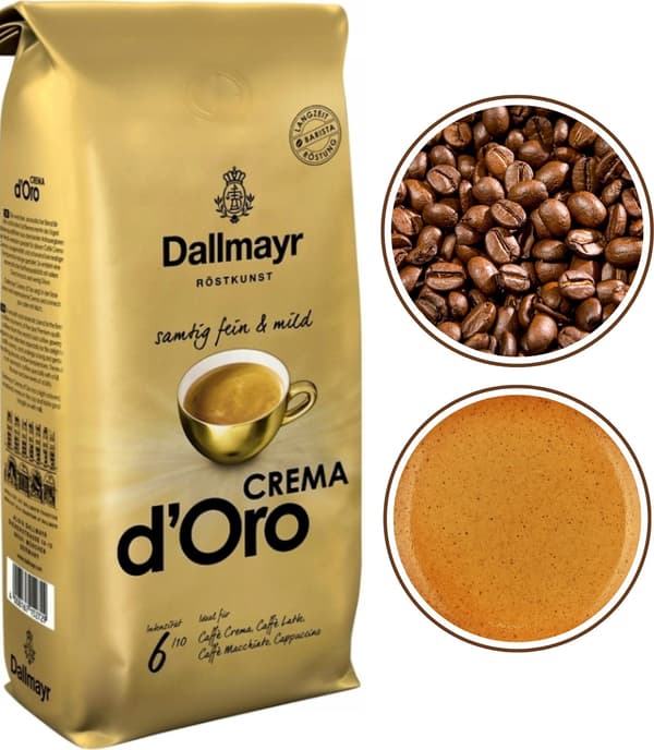 Kahvipavut Dallmayr Crema D'Oro 1 kg