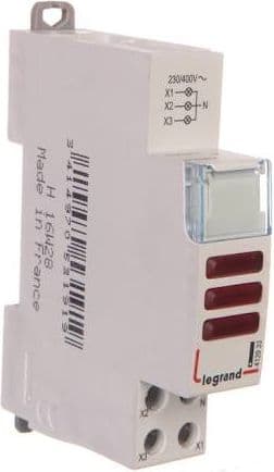 LED SIGNAL LYS LE-412933 TIL DIN-SKINNEMONTERING (TS-35) LEGRAND