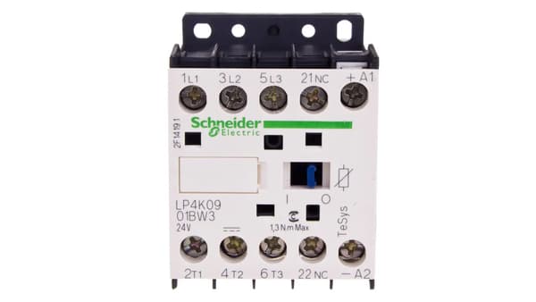 Effektkontaktor 9A 3P 24V DC 0Z 1R LP4K0901BW3