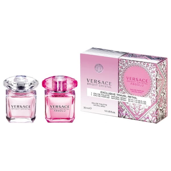 SÆT VERSACE Bright Cristal EDT spray 30ml + Bright Crystal Absolu EDP spray 30ml