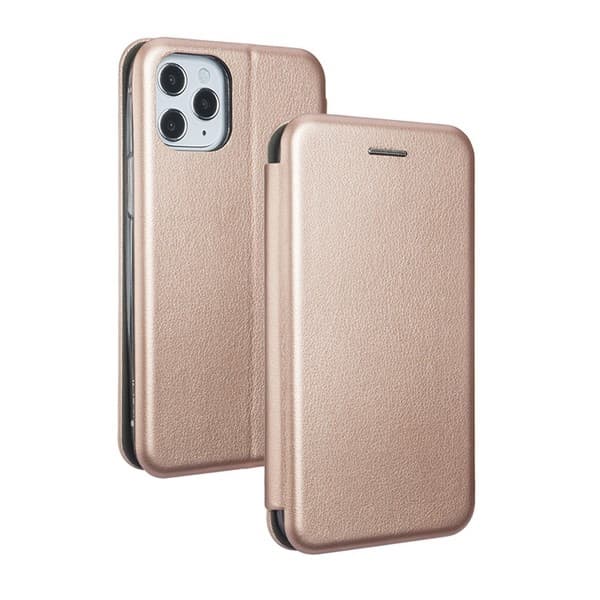 Fodral Bok Magnetisk iPhone 12 5,4\" roséguld