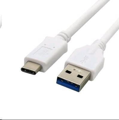 Kabel USB C-Tech USB-A - USB-C 1 m Hvid (CB-USB3C-10W)
